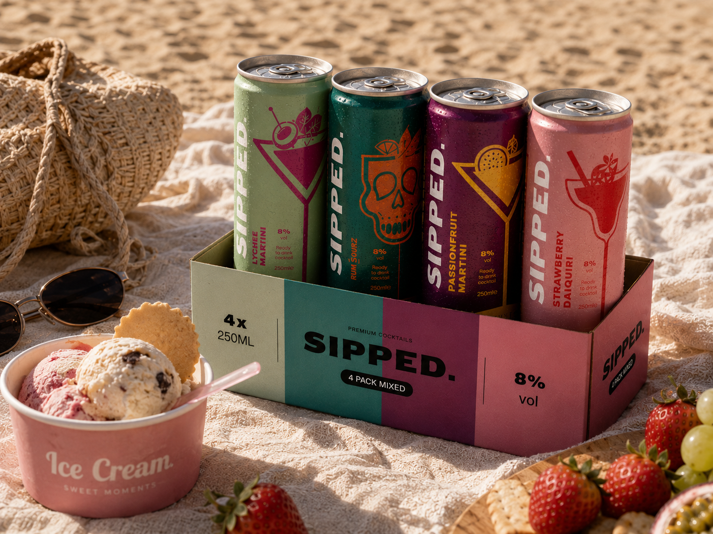Premium Canned Cocktails. – Sipped